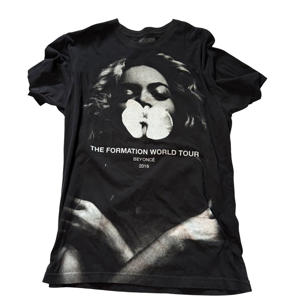 Beyonce The Formation World Tour T-Shirt Unisex Medium Black 2016 Concert
